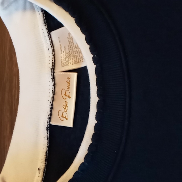 Bobbie Brooks Navy Blue Winter 2 Piece Pantsuit Size XL - Picture 5 of 7